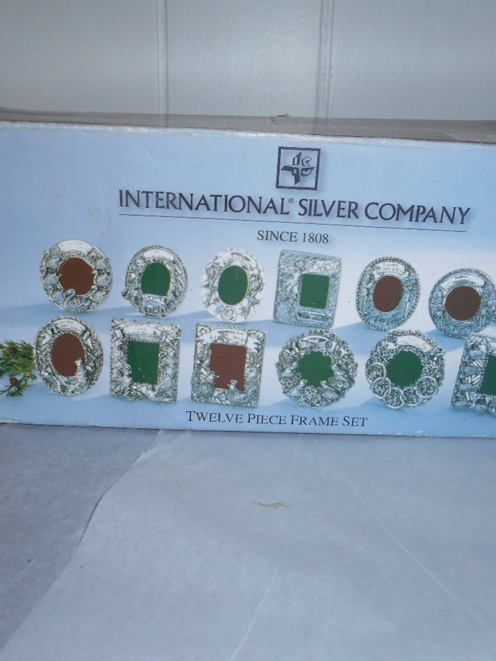 12 Silver-- Picture Frame Set